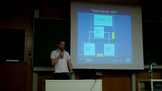 Samuel Ortiz (Intel) présentant ConnMan